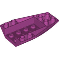 Lego loď letadlo spodní část 6x4, purpurová (6133929)